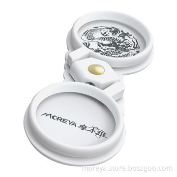 Mobile phone ring holder and stand, double finger ring, zink alloy material, 360-degree rotationNew